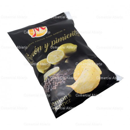 PATATAS SABOR LIMÓN Y PIMIENTA